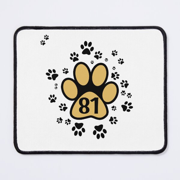 Item preview, 81 - number with animal paws designed and sold by MadandMean.