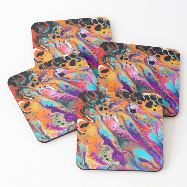 Item preview, Acrylic Pouring  Fluid Art Abstract designed and sold by maniacfitness.