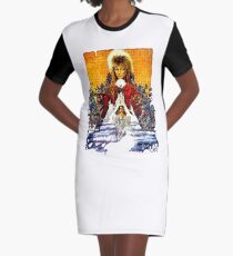 Labyrinth Poster Graphic T-Shirt Dress