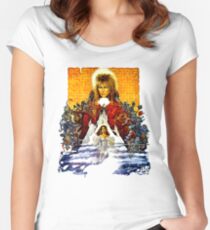 Labyrinth Poster Women's Fitted Scoop T-Shirt