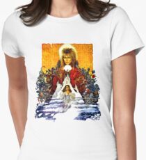 Labyrinth Poster Women's Fitted T-Shirt
