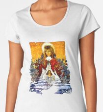 Labyrinth Poster Premium Rundhals-Shirt