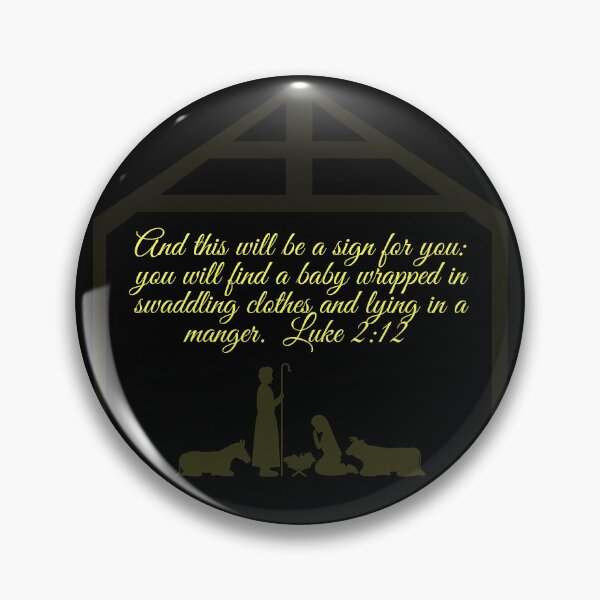 Item preview, And this will be a sign.. - Bible Verse - Christian Christmas Design designed and sold by Ric1926.
