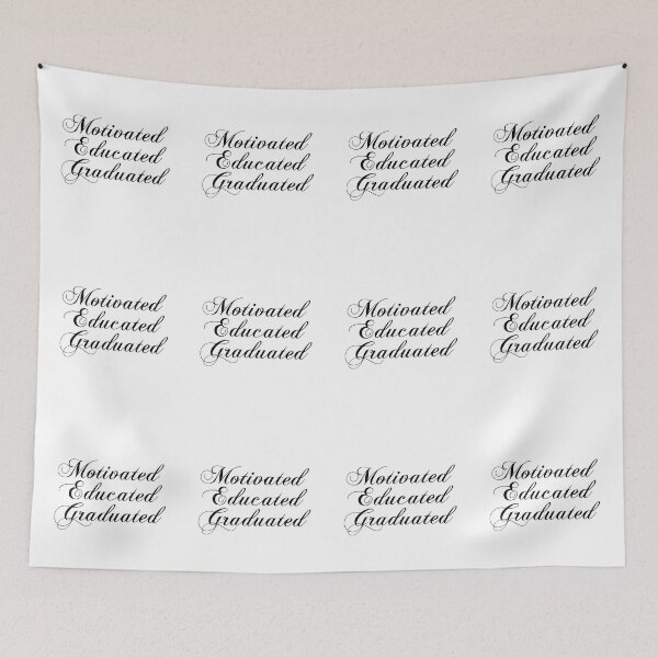 Item preview, Motivated Educated Graduated - Graduation - Congratulations designed and sold by JourneyCreative.