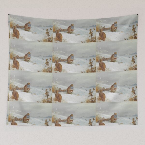 Item preview, Hard times - Partridges and a Hare by Archibald Thorburn designed and sold by Amanda1775.
