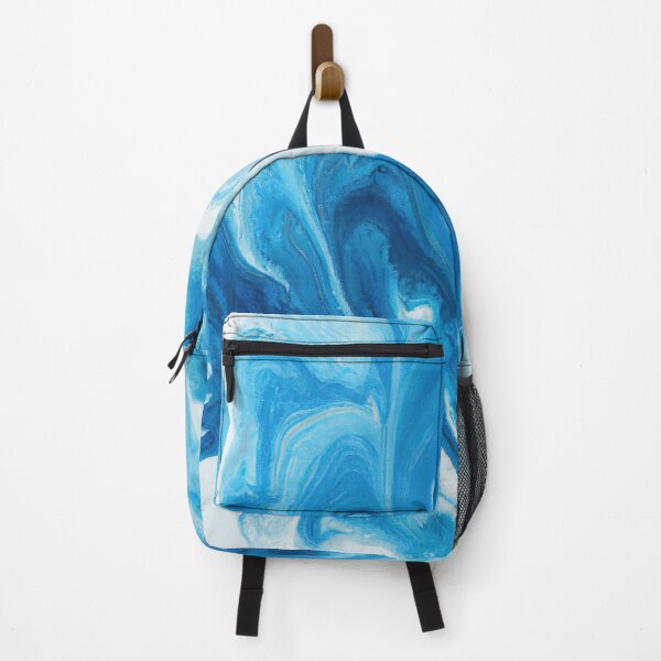 Item preview, Blue Abstract Art Acrylic Pouring designed and sold by maniacfitness.