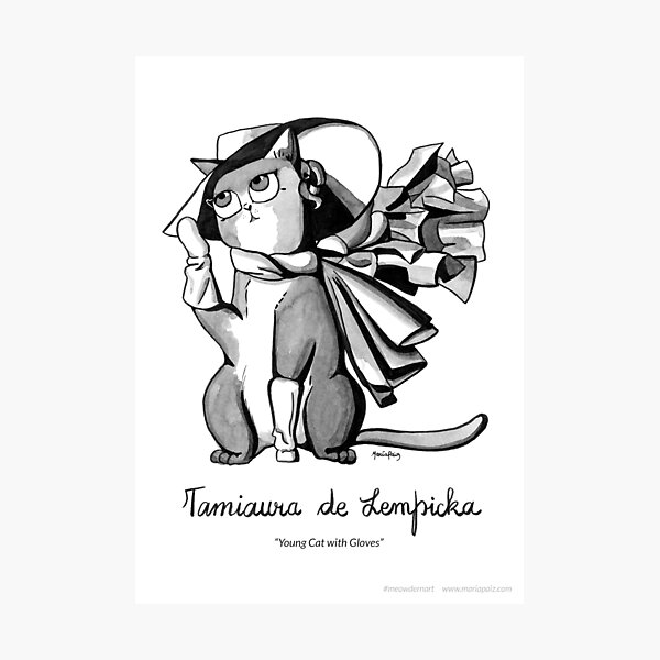 #meowdernart - Tamiaura de Lempicka Photographic Print