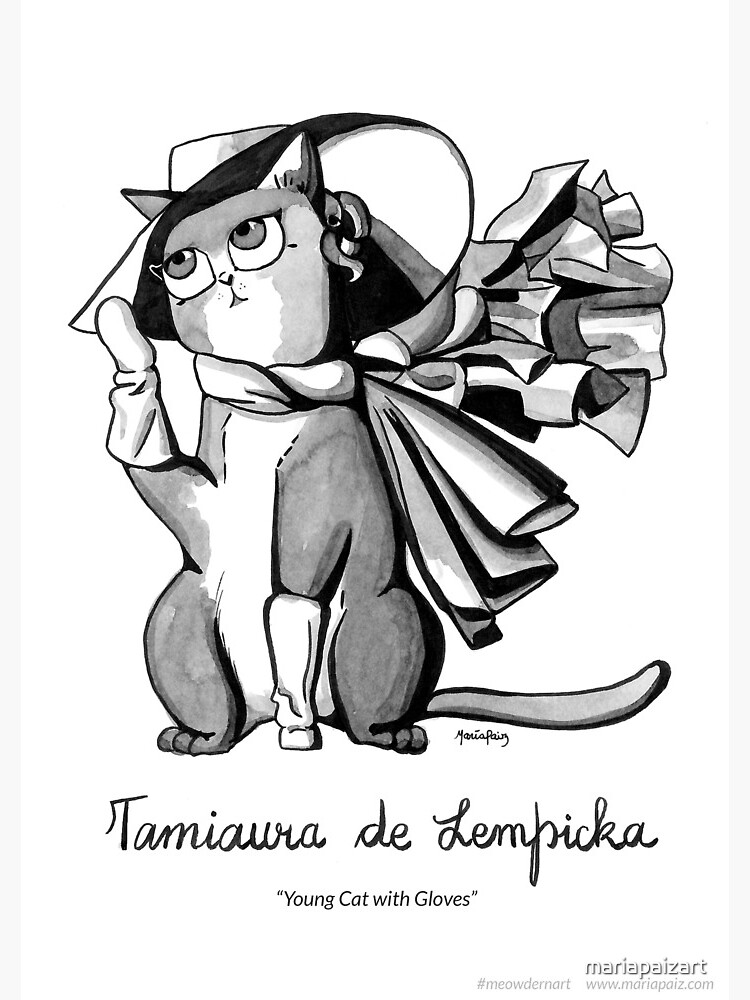 #meowdernart - Tamiaura de Lempicka by mariapaizart