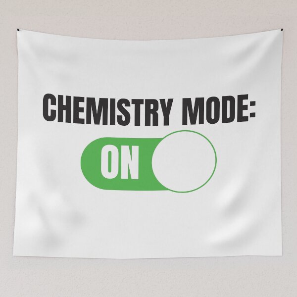 Item preview, Chemistry Mode: ON (For Light Background) designed and sold by thecatcouch.