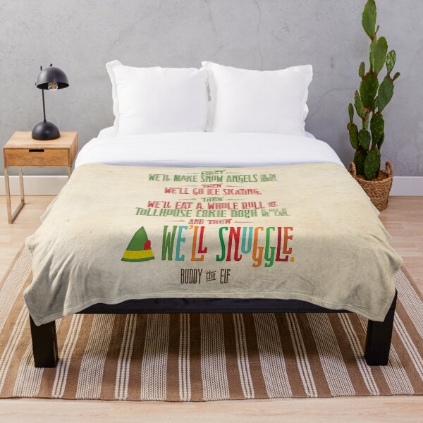 Buddy the Elf - And then...we'll snuggle Throw Blanket