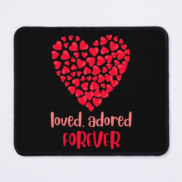 Item preview, Loved, adored, forever in heart illustration designed and sold by DigitalMagShop.