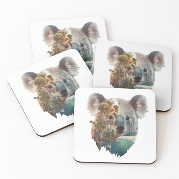 Item preview, Double exposure koala and australia designed and sold by Mirochan80.