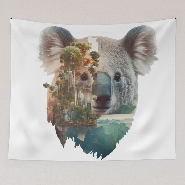 Item preview, Double exposure koala and australia designed and sold by Mirochan80.
