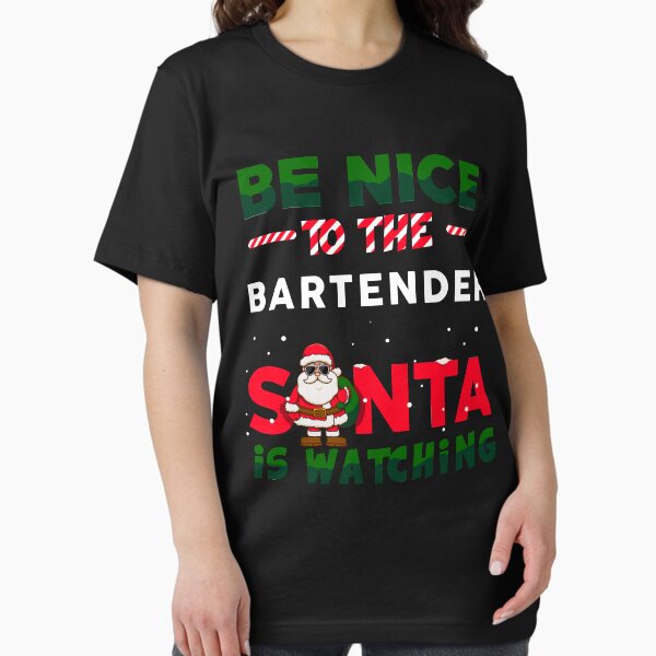Item preview, Bartender christmas funny shirt designed and sold by drimel.