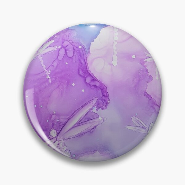 Item preview, Dragonfly in Purple Haze designed and sold by DaisyMaeInkArt.