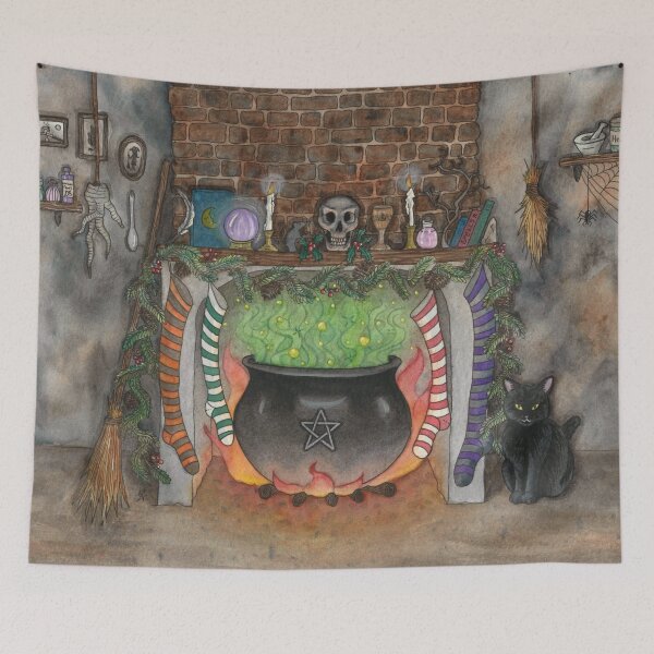 Item preview, Witches Yuletide Kitchen designed and sold by Victoria Thorpe.