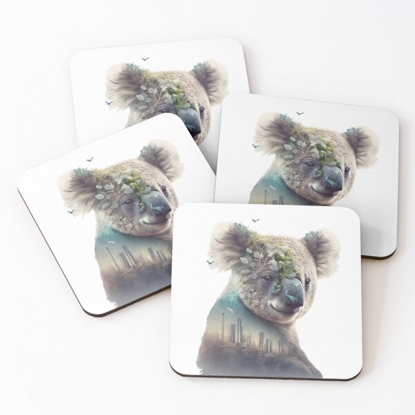 Item preview, Double exposure koala and australia designed and sold by Mirochan80.
