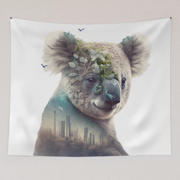 Item preview, Double exposure koala and australia designed and sold by Mirochan80.
