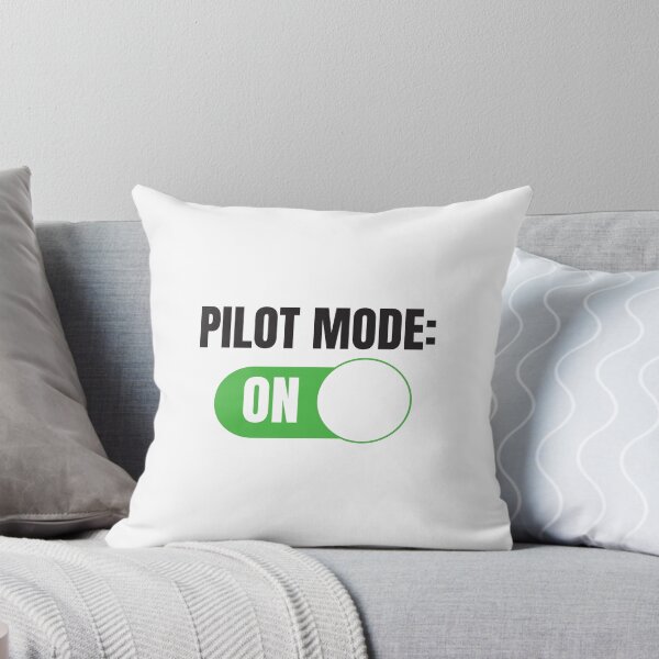 Item preview, Pilot Mode: ON (For Dark Background) designed and sold by thecatcouch.