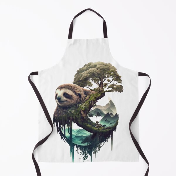 Item preview, Double exposure Sloth and south america designed and sold by Mirochan80.