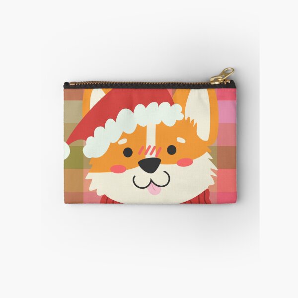 Item preview, Festive Dog in Santa Hat designed and sold by MatildaRoseArt.