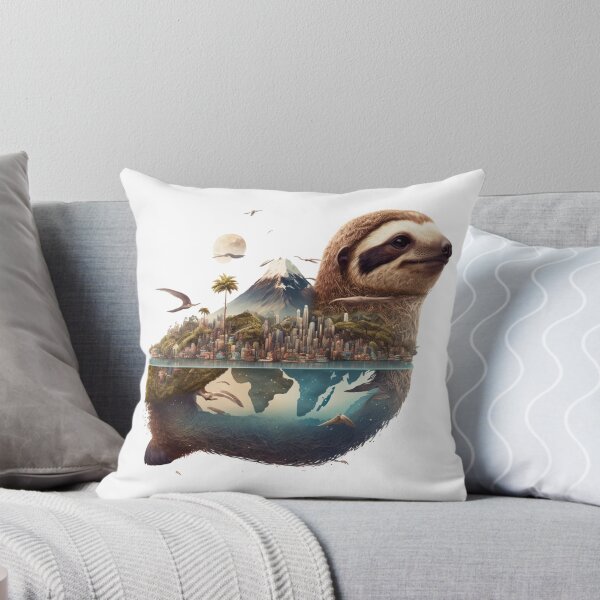 Item preview, Double exposure Sloth and south america designed and sold by Mirochan80.