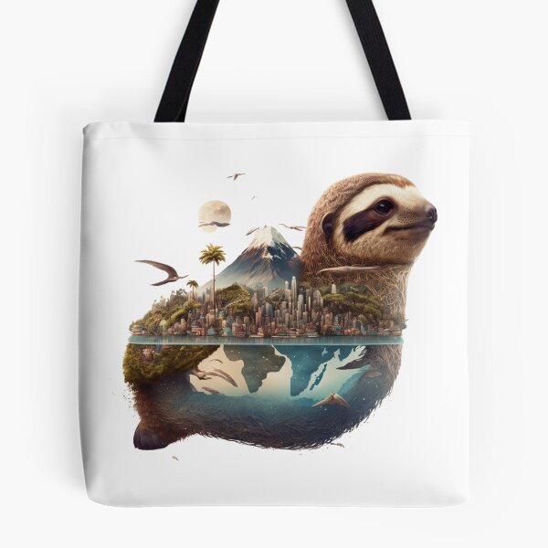 Item preview, Double exposure Sloth and south america designed and sold by Mirochan80.