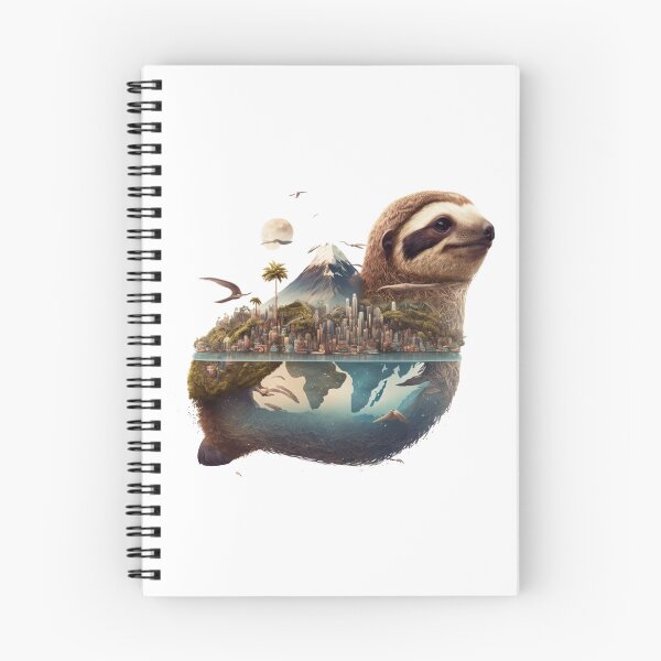 Item preview, Double exposure Sloth and south america designed and sold by Mirochan80.
