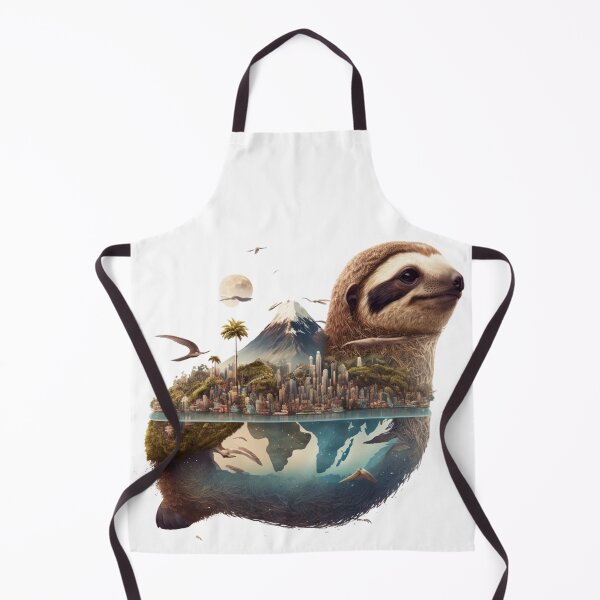 Item preview, Double exposure Sloth and south america designed and sold by Mirochan80.