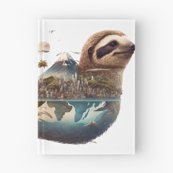 Item preview, Double exposure Sloth and south america designed and sold by Mirochan80.