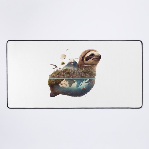 Item preview, Double exposure Sloth and south america designed and sold by Mirochan80.