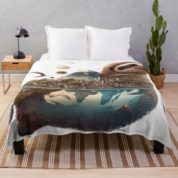 Item preview, Double exposure Sloth and south america designed and sold by Mirochan80.