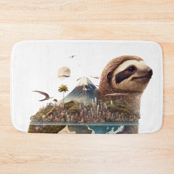 Item preview, Double exposure Sloth and south america designed and sold by Mirochan80.