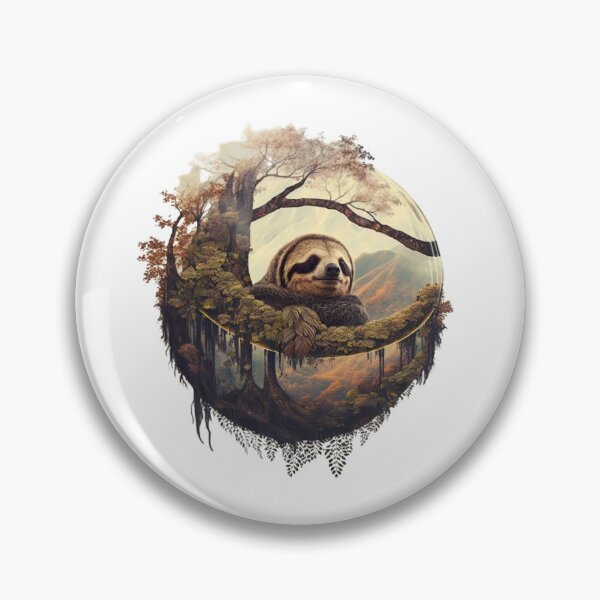 Item preview, Double exposure Sloth and south america designed and sold by Mirochan80.