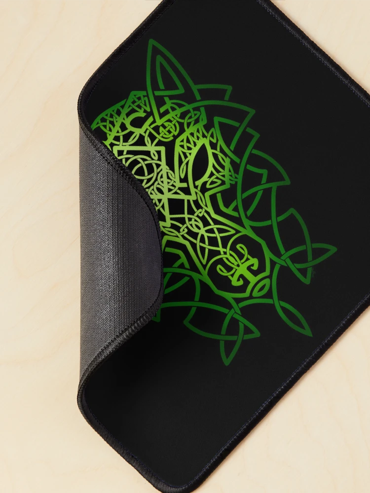 Thumbnail 2 of 5, Mouse Pad, Celtic Wolf designed and sold by RitheGuardian.