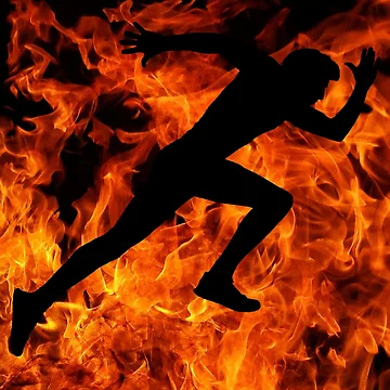 Artwork thumbnail, Fire man by Mirame