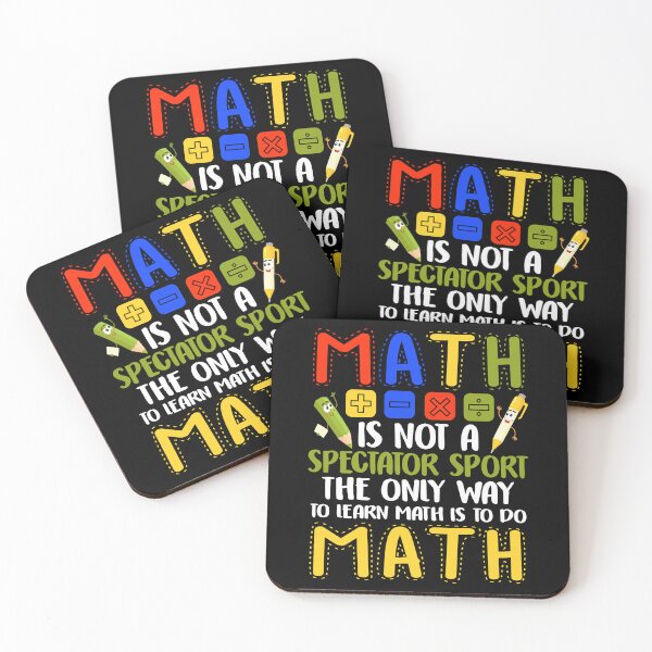 Item preview, Funny Math Teacher Gift Math Is Not A Spectator Sport  designed and sold by Simeon	 Dorelus.