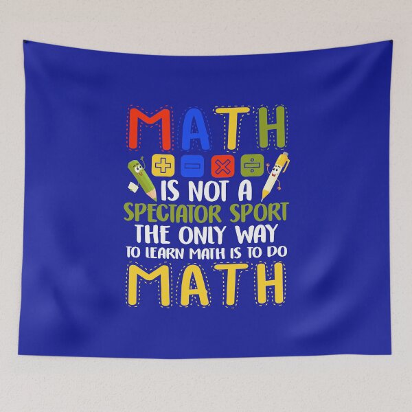 Item preview, Funny Math Teacher Gift Math Is Not A Spectator Sport  designed and sold by Simeon	 Dorelus.