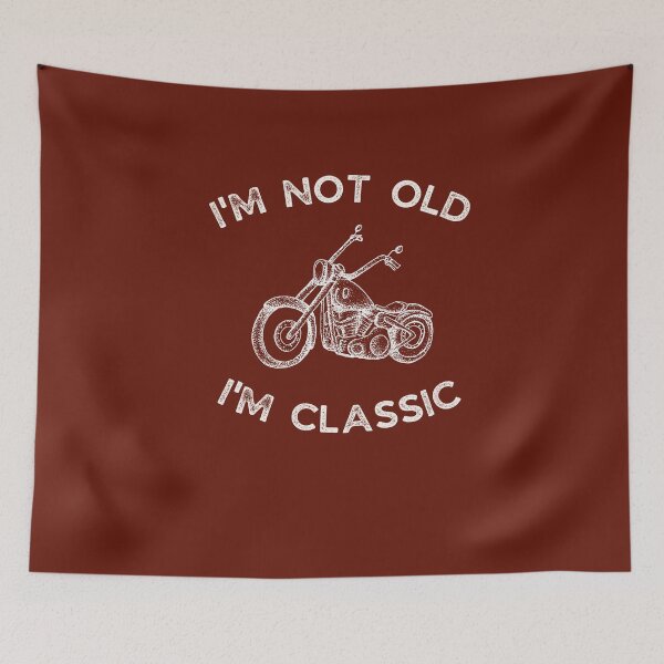 Item preview, Not Old but Classic | Funny Design Classic motorcycle designed and sold by FLASHOP.
