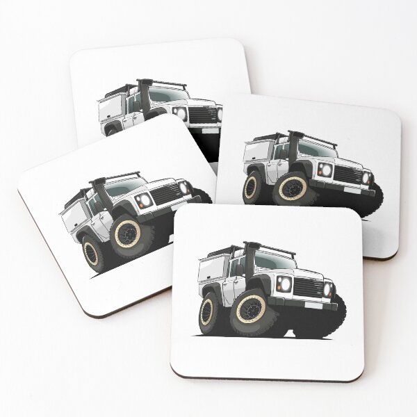 Item preview, Dibujo animado del Land Rover Defender designed and sold by ToonMyRide.