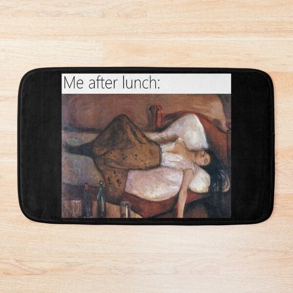 Item preview, Me after Lunch (Sleepy Mood Meme) - Thanksgiving, Christmas And Birthday Party Gift Ideas for Classic Memes Lovers and Fans designed and sold by Memeing Everything.