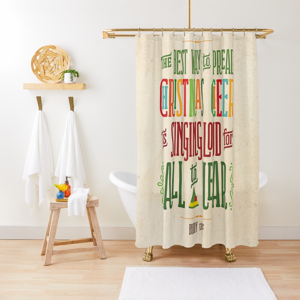 Buddy the Elf - Christmas Cheer Shower Curtain