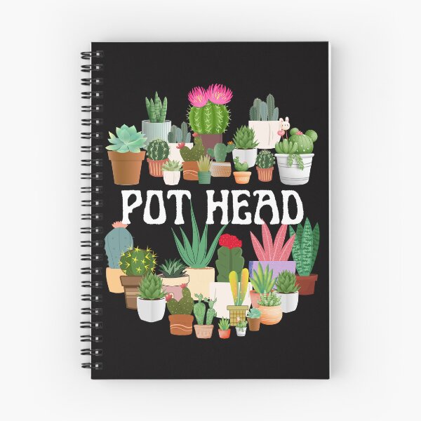 Item preview, plant lover and gardener pot head succulent designed and sold by ColourTrials.