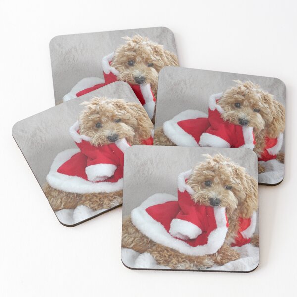 Item preview, Maltipoo Santa designed and sold by Liz Lane.