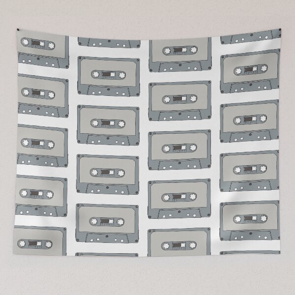 Item preview, magnetic tape cassette hand drawn illustration transparent PNG designed and sold by europephotos.