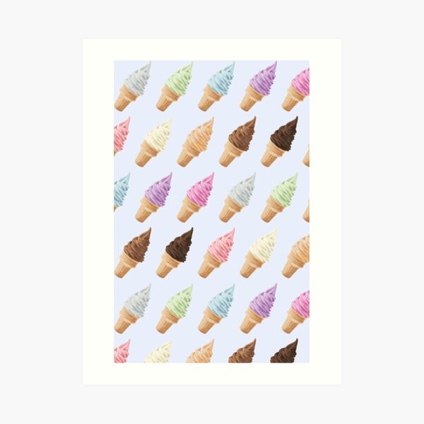 Ice Creams Art Print
