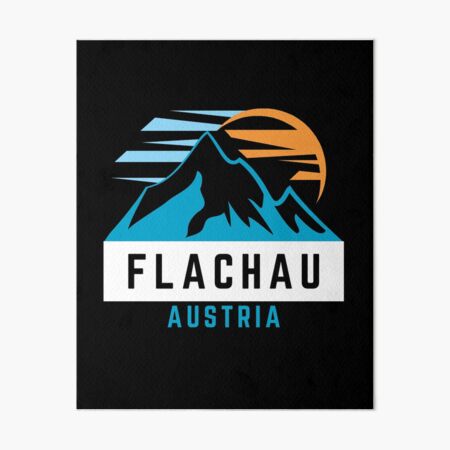 Artikel-Vorschau von Flachau - Österreich - Skifahren und Snowboarden, Snowboarder Berggeschenk, designt und verkauft von WinterSports.