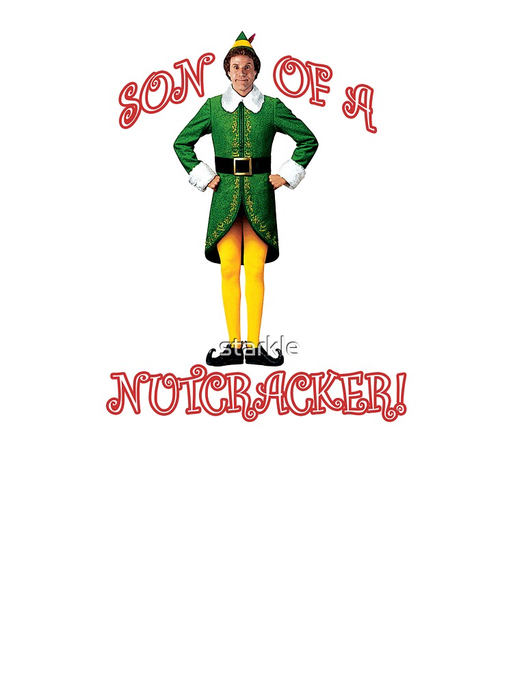 emocionado Navidad película Camiseta para niños Niños Talla Buddy the Elf Will Ferrell 