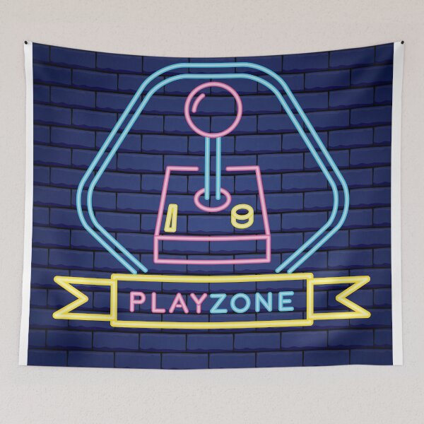 Item preview, Play zone poster game, video game retro geek designed and sold by Arctic frame studio.