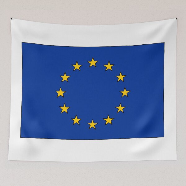 Item preview, hand drawn flag of the European Union EU designed and sold by europephotos.